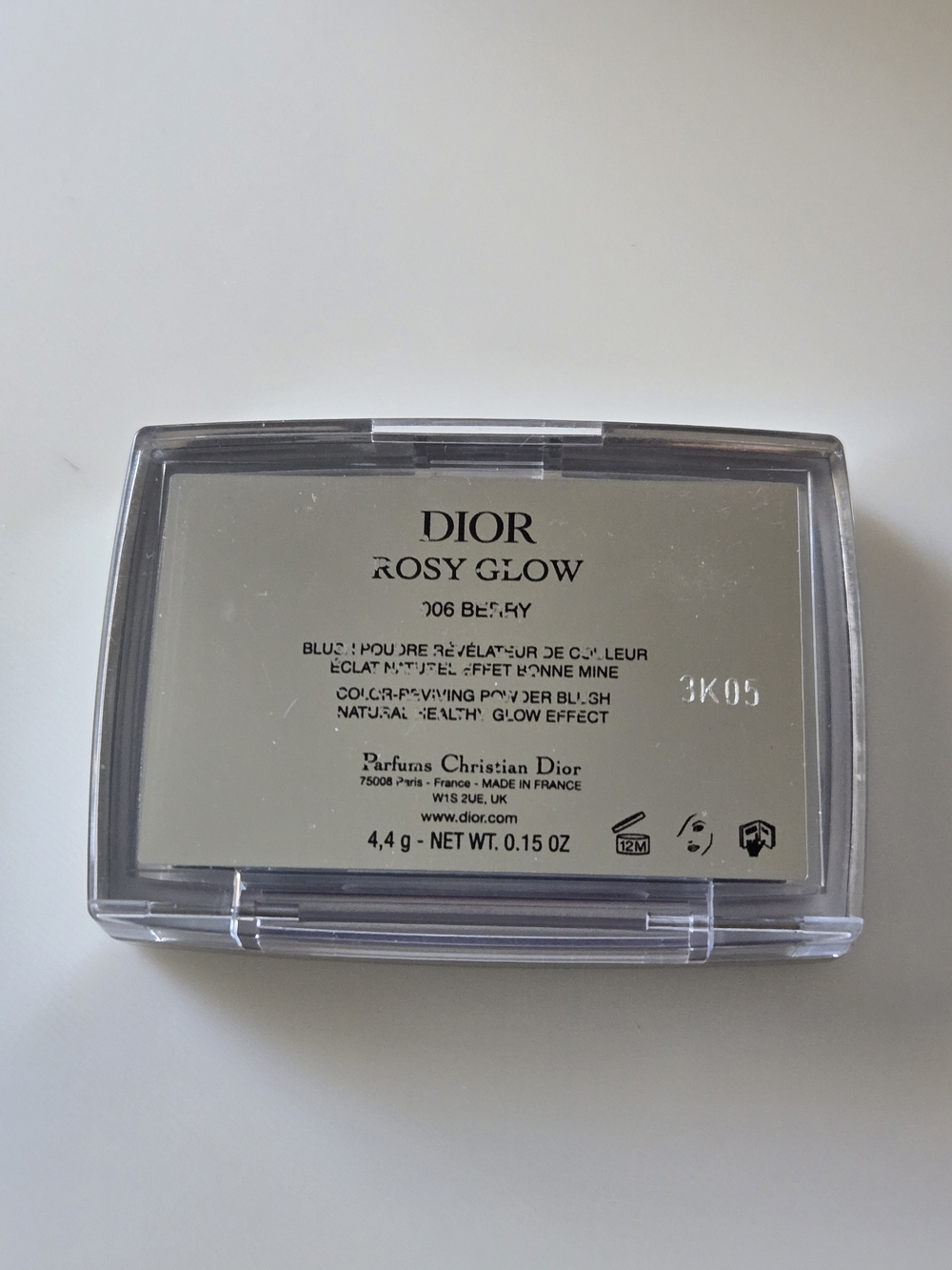 Dior "Rosey Glow" NWOT Berry Compact Blush - Picture 4 of 4